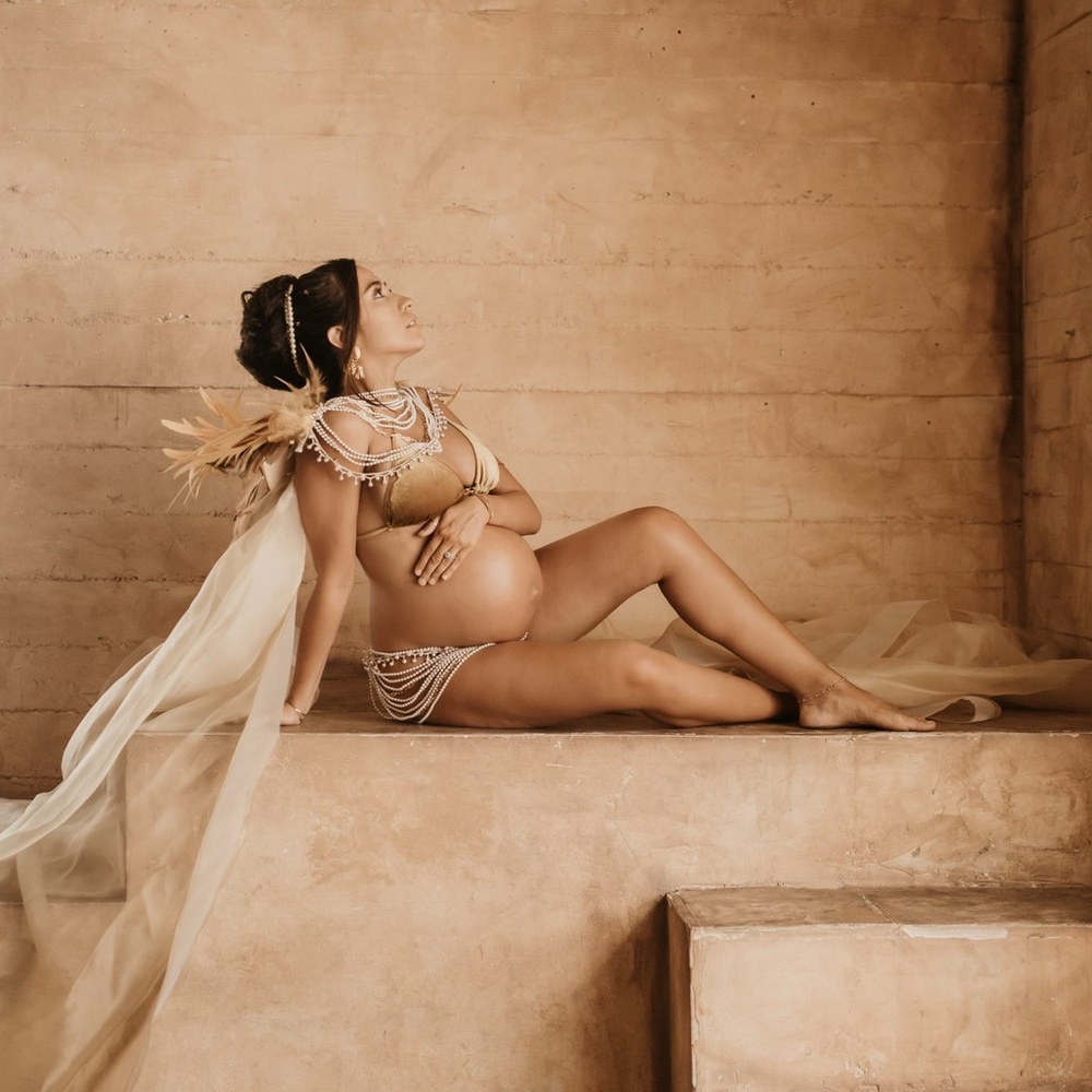Wings for pregnant photoshoot